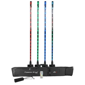 Neue Kollektion Chauvet Freedom Stick Pack 4x Akku SMD RGB LED Stick 0,2 W
