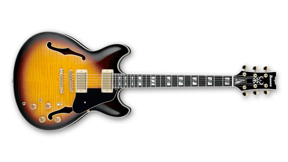 Ibanez JSM10-VYS John Scofield Signature E-Gitarre Vintage Yellow Sunburst Aktuell