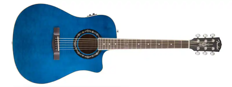 Fender T-Bucket 300CE Westerngitarre Transparent Blue Must-Have
