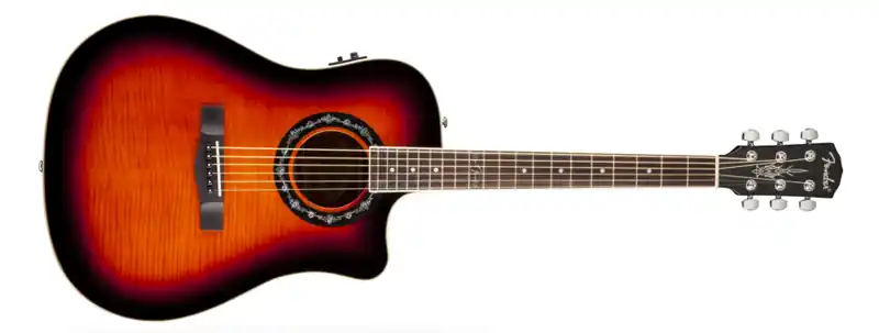 Fender T-Bucket 300CE Westerngitarre 3-Color Sunburst Echt