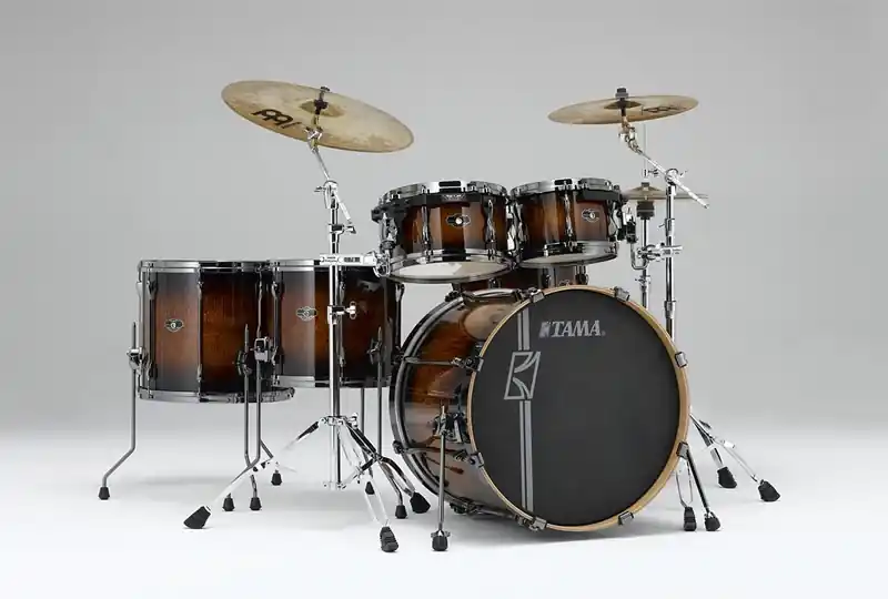 Tama SL62HZBN-EBB Superstar Custom Drumset Exotic Brown Burst Sichere Zahlung