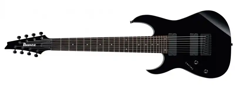Gratis Versand Ibanez RG8L-BK 8-Saiter Linkshänder E-Gitarre
