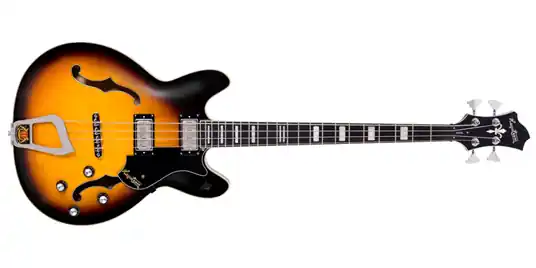 Markenware Hagstrom Viking Bass Tobacco Sunburst