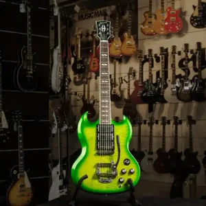 Letzte Chance Gibson 2013 SG Deluxe Lime Burst