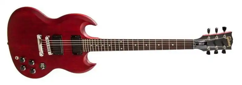 Gibson 2013 SGJ Cherry Satin LH Solange Der Vorrat Reicht