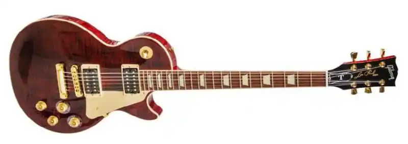 Zertifiziert Gibson 2013 Les Paul Signature T Gold Series Wine Red