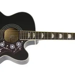 Epiphone EJ-200SCE Westerngitarre Black Neu Im Sortiment