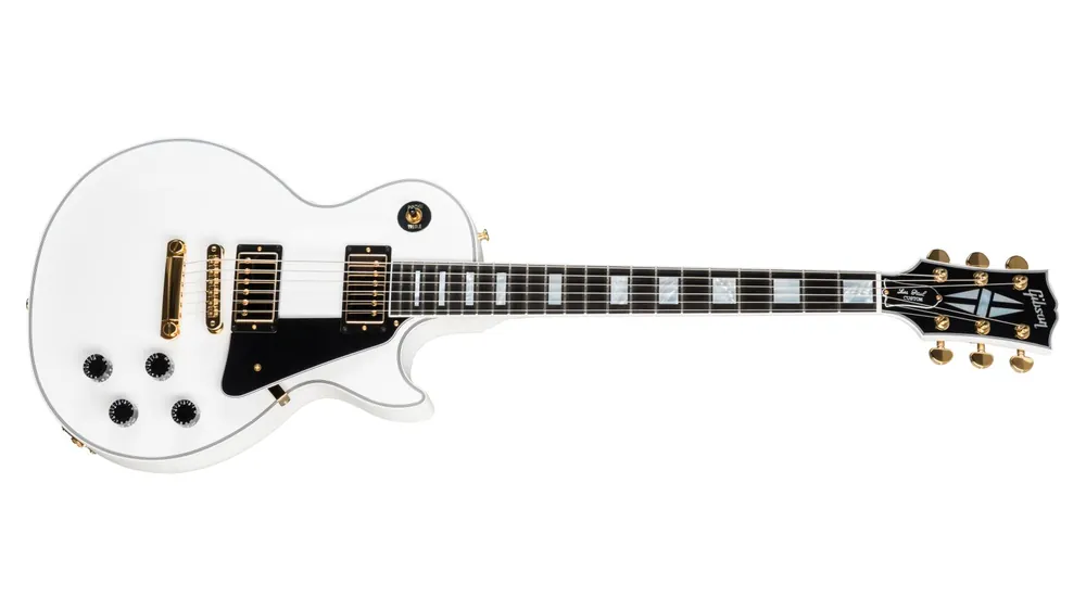 Letzte Chance Gibson Les Paul Custom Alpine White