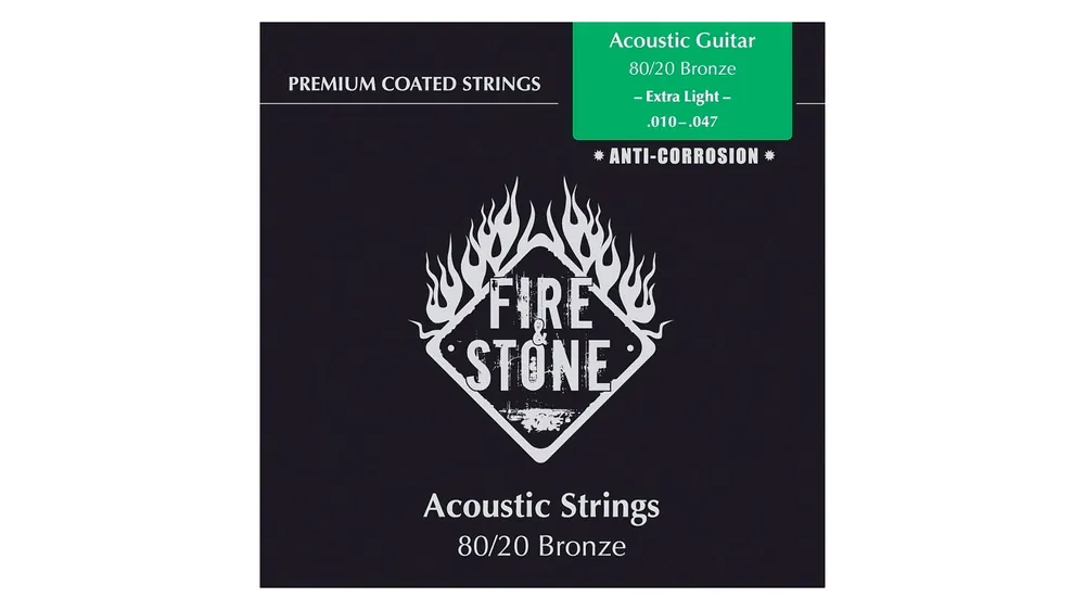 Neuheit Fire&Stone Westerngitarrensaiten Extra Light 010-047