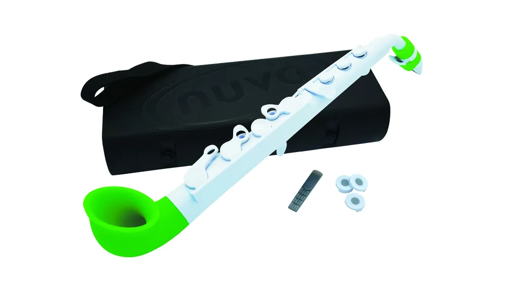 Nuvo jSax 2.0 weiß-grün C-G Standard Set Sonderangebot