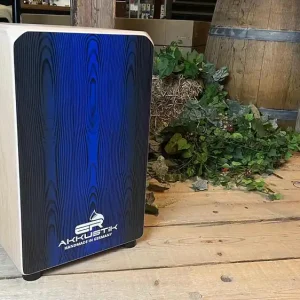 ERakkustik Cajon Typ 1 grau-blau-grau Garantierte Lieferung
