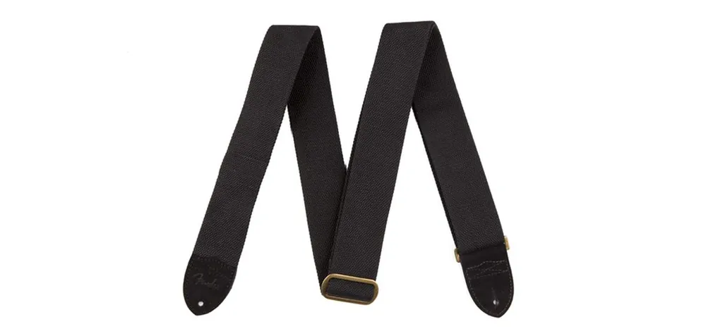 Fender Cotton Leather Gurt Schwarz Versand Am Gleichen Tag