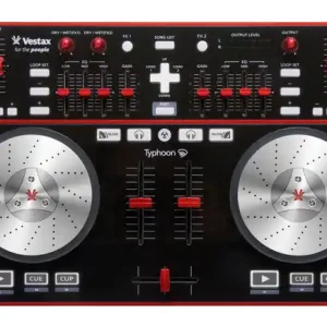 Kostenloser Versand Vestax Typhoon DJ Controller black