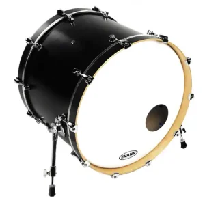 Solange Der Vorrat Reicht Evans EQ3 Bassdrum Resonanzfell Smooth White 22"