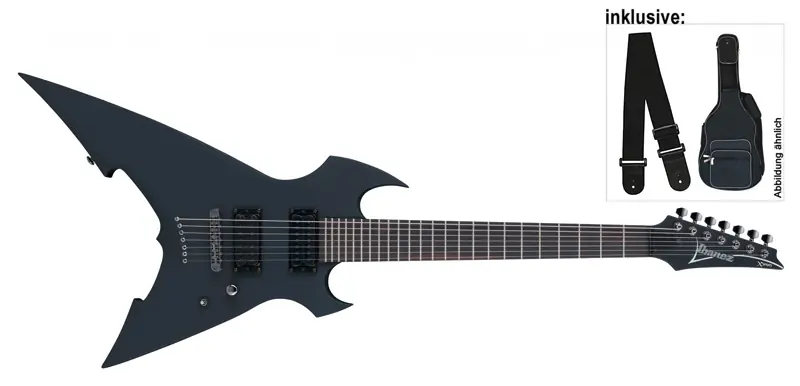Super-Preis Ibanez XG307-BKF E-Gitarre 7-String