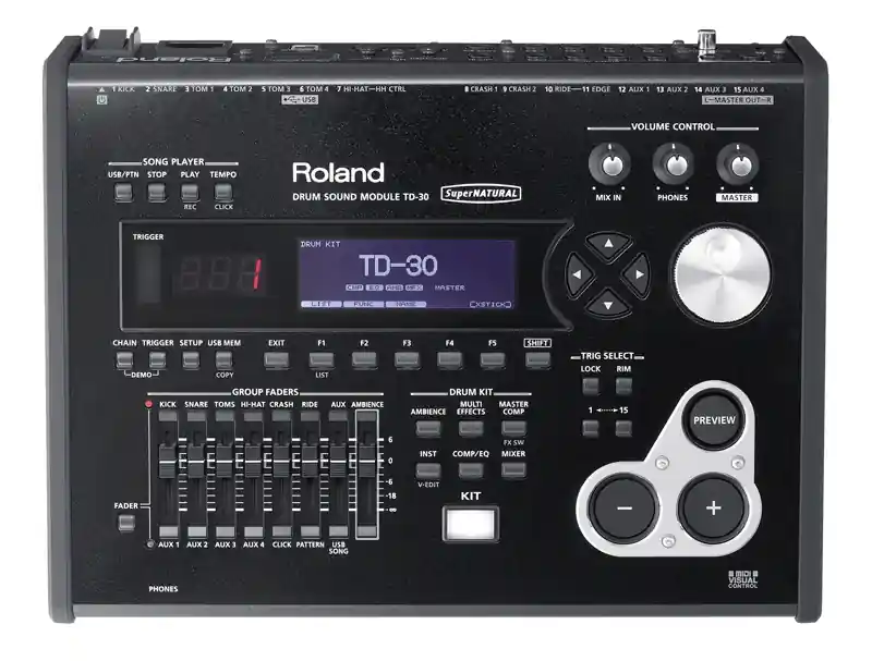 Roland TD-30 Drum-Soundmodul Kostenfreie Lieferung