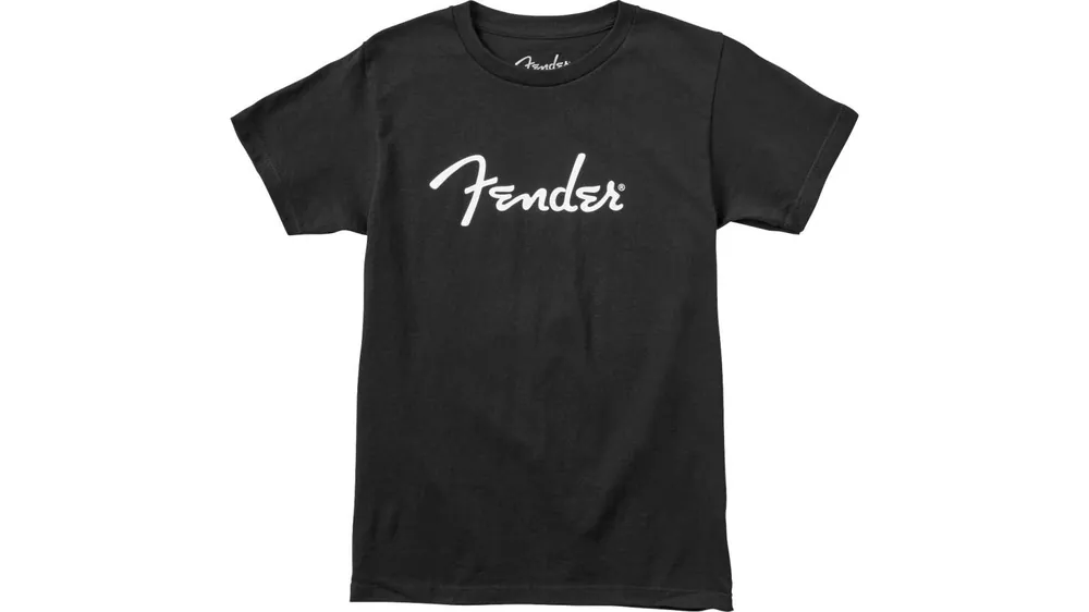 Fender T-Shirt Logo BK S Solange Der Vorrat Reicht