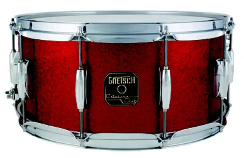 Begrenztes Angebot Gretsch CC 6514SFH Snare Drum Red Sparkle