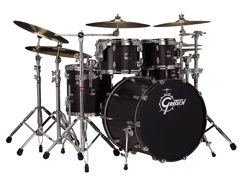 Gretsch Renown RN F404 Drumset Satin Black Neue Ware
