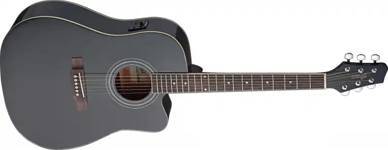 Stagg SA40DCFI-BK Westerngitarre Sale