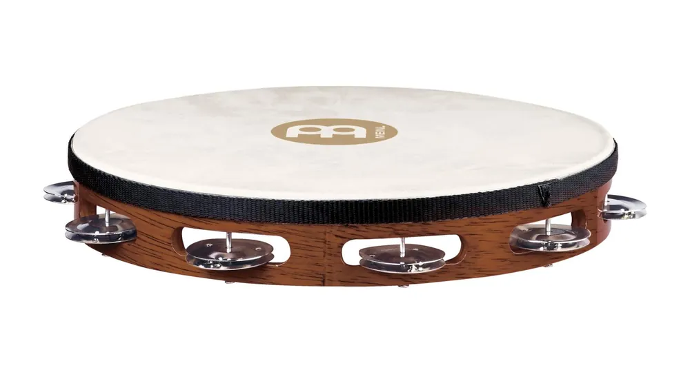Saisonangebot Meinl TAH1AB Holztambourine mit Stahlschellen