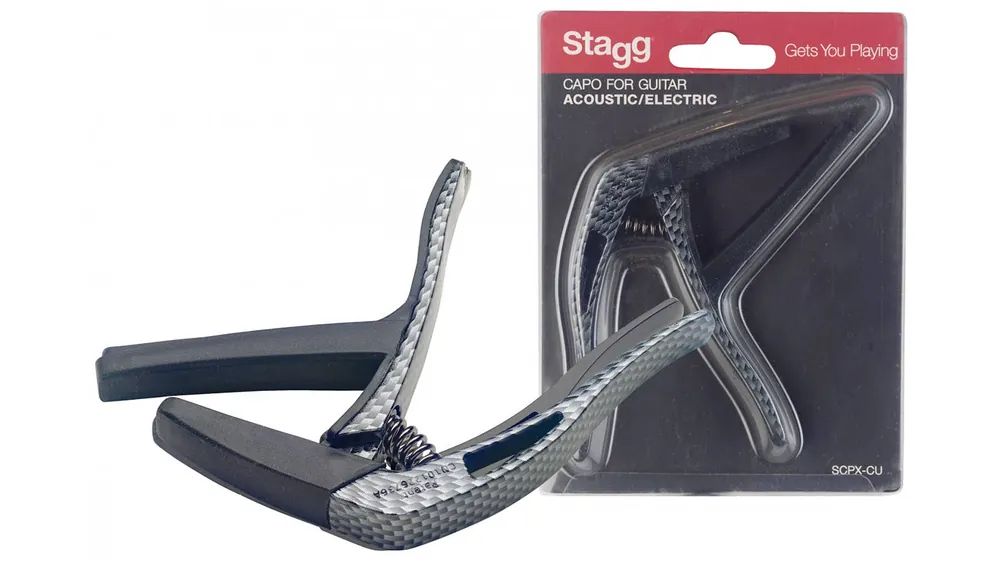 Knallerangebot Stagg SCPX-CU CARBON gewölbter Trigger Kapodaster