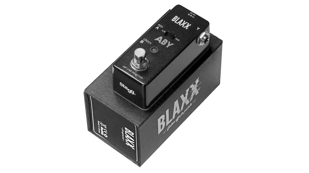 Letzte Chance Stagg BLAXX ABY Pedal für Instrument oder Verstärker