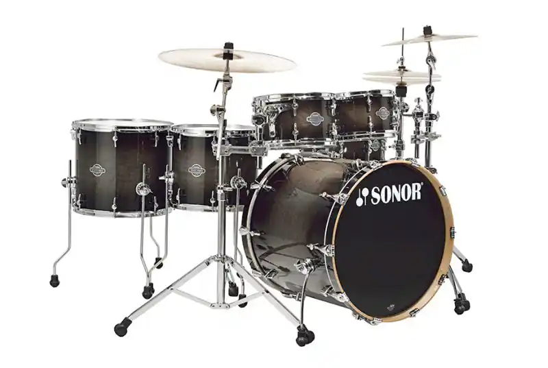 Must-Have Sonor Select Force Sets S Drive Drumset Transparent Black Burst