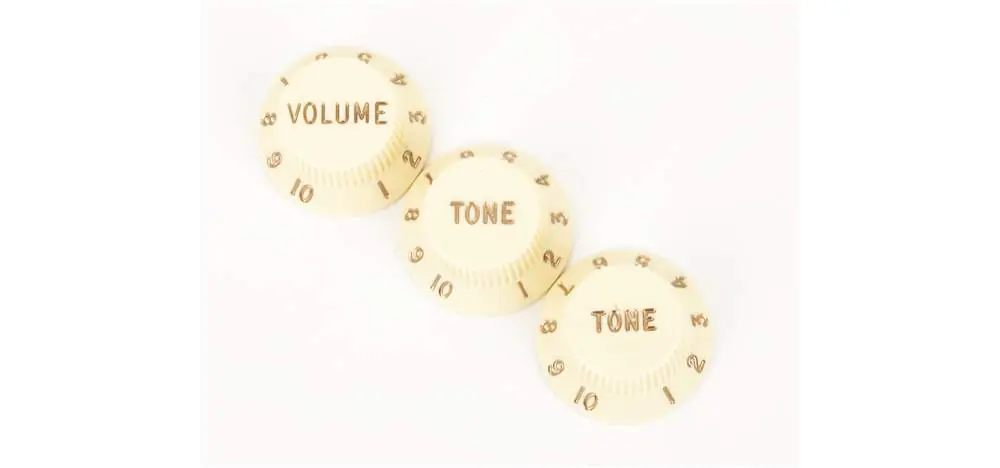 Fender Volumen Tone Knob Set Vintage Aged Bestseller