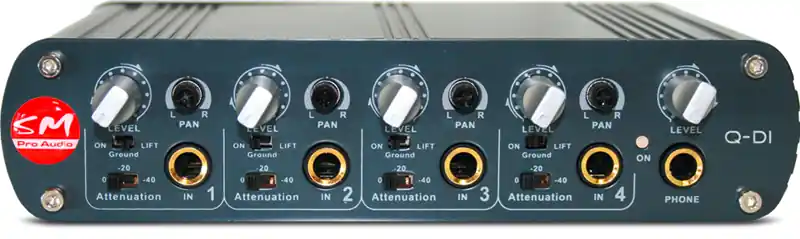 Ausverkauf SM Pro Audio Q-DI aktive 4 Kanal DI Box