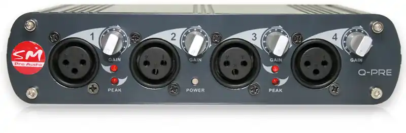 Knallerangebot SM Pro Audio Q-Pre 4 Kanal Mikrofonvorverstärker
