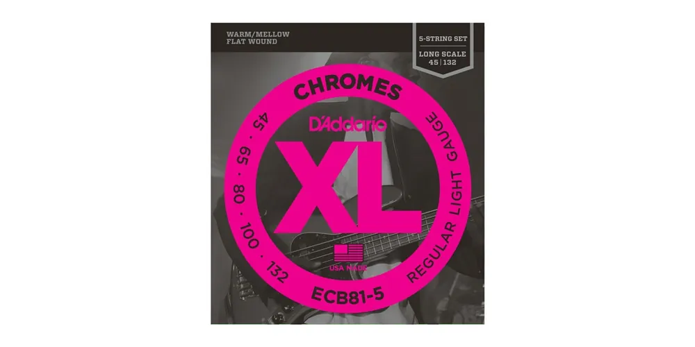 D'Addario ECB81-5 Chromes Light E-Bass 045-132 Sonderangebot