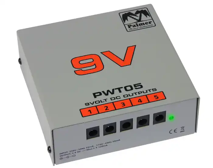 Palmer PWT05 Netzteil für Pedalboard 5 Ausgänge Aktuell