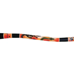 Versand Am Gleichen Tag Toca DIDG-CG Curved Didgeridoo Gecko