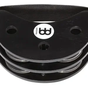 Günstig Meinl FJS2S-BK Foot Tambourine Edelstahl