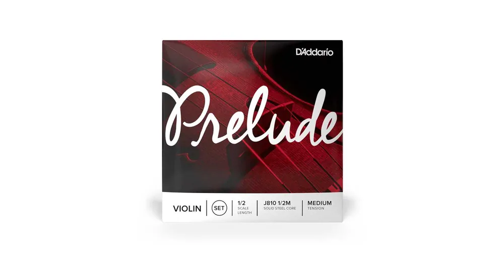 Zertifiziert D'Addario J810 1/2M Prelude Violin Saiten