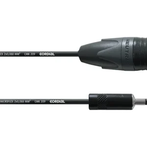 Cordial CPM 3 FW-UNB Mini Klinke XLR Kabel 3 m Garantierte Lieferung