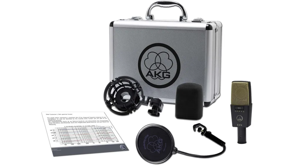 AKG C-414 XL-II Großmembran Kondensator Studio Mikrofon Echt