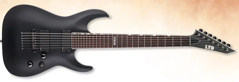 ESP LTD MH-417NT BLKS 7-string E-Gitarre Kostenfreie Lieferung