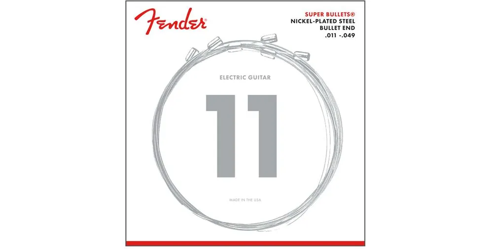 Fender Super Bullets 3250M NPSB E-Gitarren Saiten 011-049 Expressversand