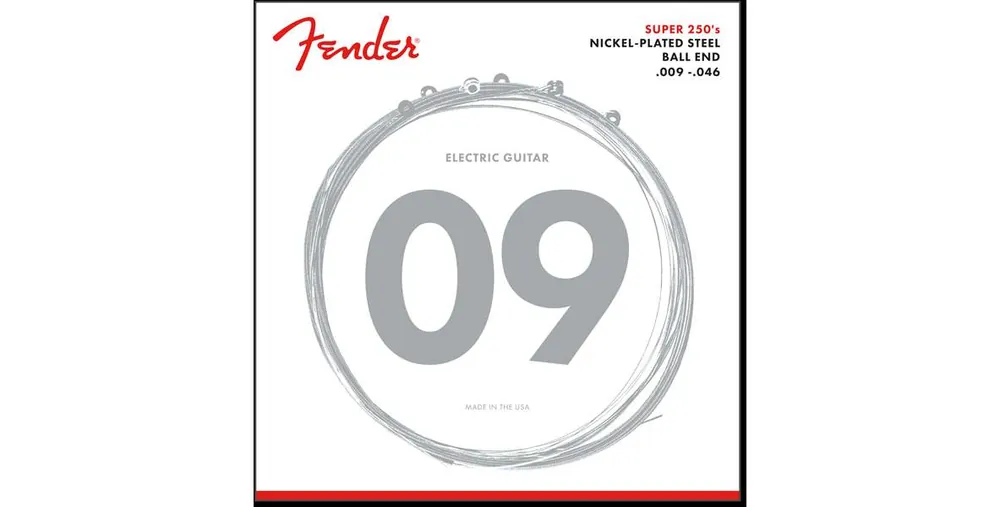 Sonderaktion Fender Super 250LR NPS Ball End E-Gitarren Saiten 9-46