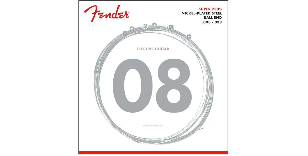 Günstig Fender Super 250XS NPS Ball End E-Gitarren Saiten 8-38