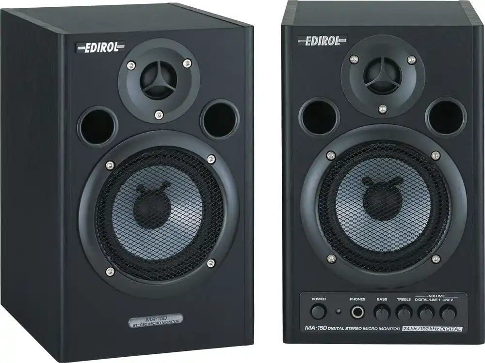 Cakewalk MA-15DBK Digital Stereo Micro Monitore mit Bass Enhancer Mega-Angebot