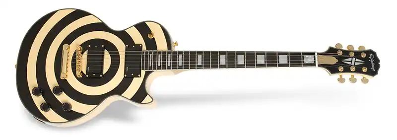 Epiphone Zakk Wylde Les Paul Custom Plus Bullseye Garantierte Lieferung