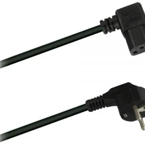 Gratis Versand DREITEC Netzkabel Kaltgeräte gewinkelt 3 m 9060