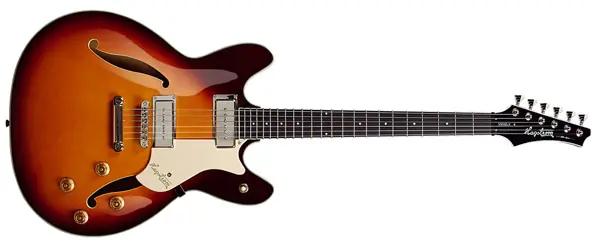 Hagstrom Viking IIP in Vintage Burst E-Gitarre Neue Ware
