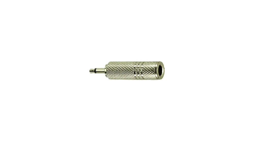 DREITEC Adapter Klinke Kupplung auf Stecker 3,5 mm Mono 1830 Zertifiziert