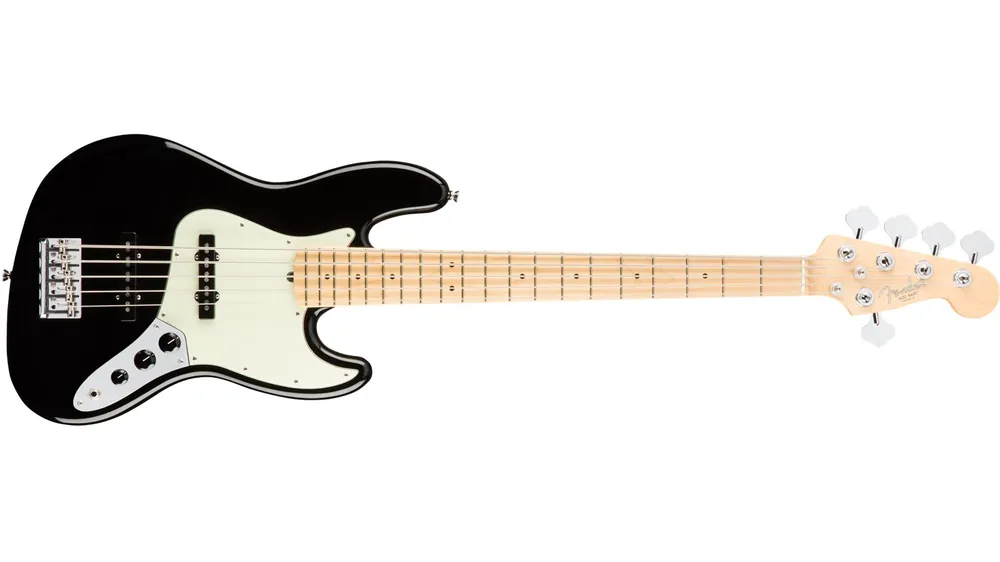 Echt Fender AM Professional Jazz Bass V MN BLK