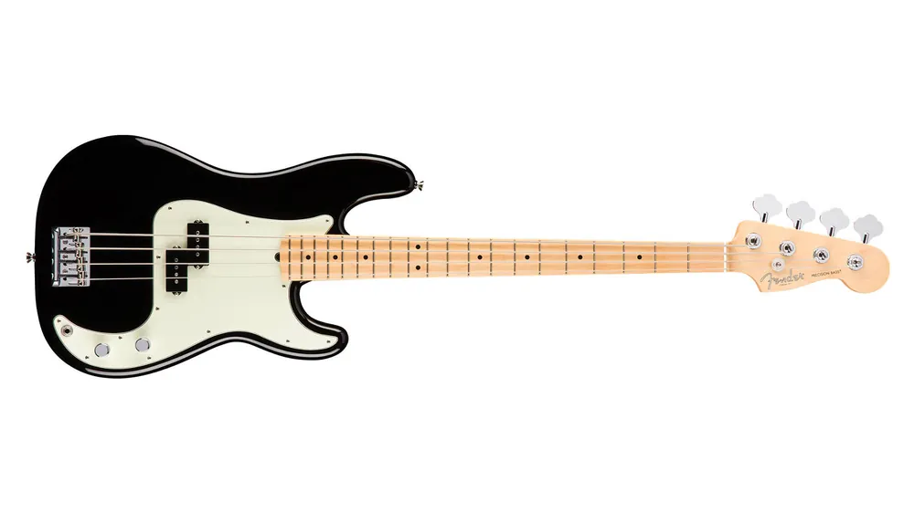 Fender AM Professional Precision Bass MN Black Solange Der Vorrat Reicht