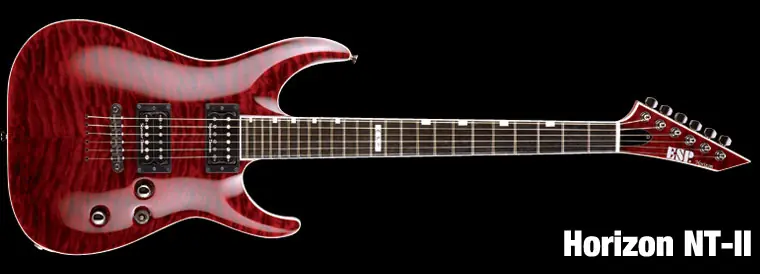 ESP Horizon NT II QM See Thru Black Cherry E-Gitarre Finale Aktion